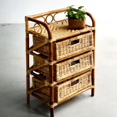 Rattan Cabinet