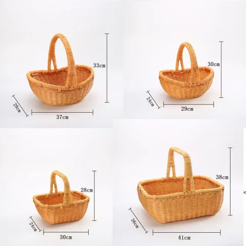 Rattan Picnic Basket