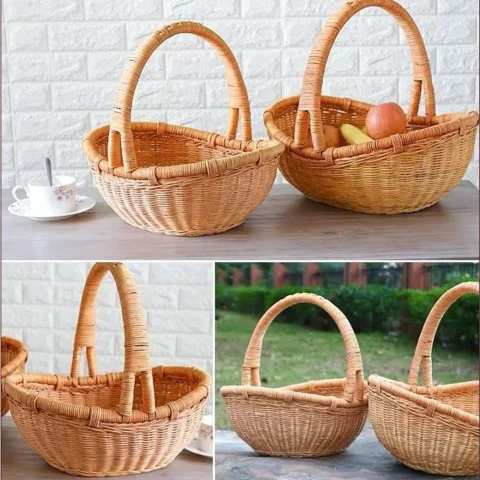 Rattan Picnic Basket