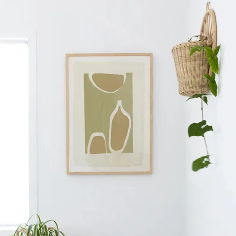 Rattan Wall Planter