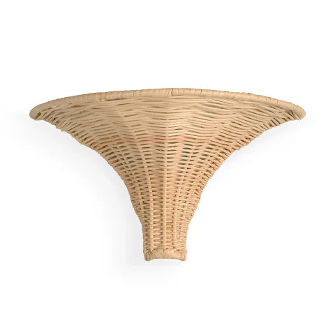 Rattan Wall Light