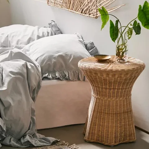 Rattan Side Table