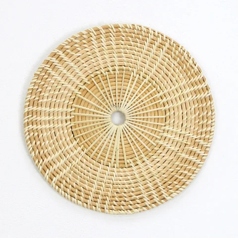 Rattan Placemat Wall Decor
