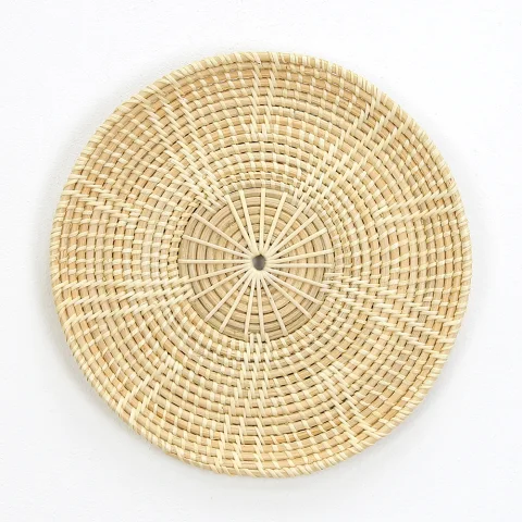 Rattan Placemat Wall Decor