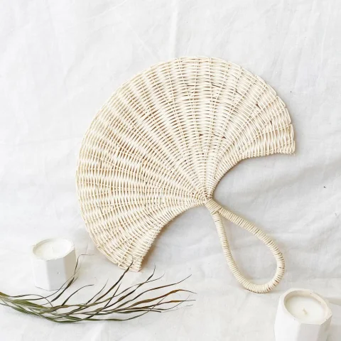 Rattan Fan Decor