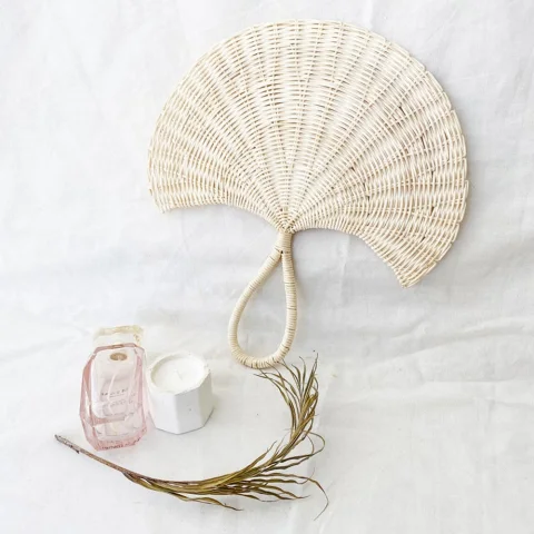 Rattan Fan Decor