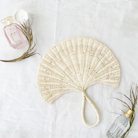 Rattan Fan Decor