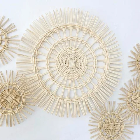 Rattan Placemat Set