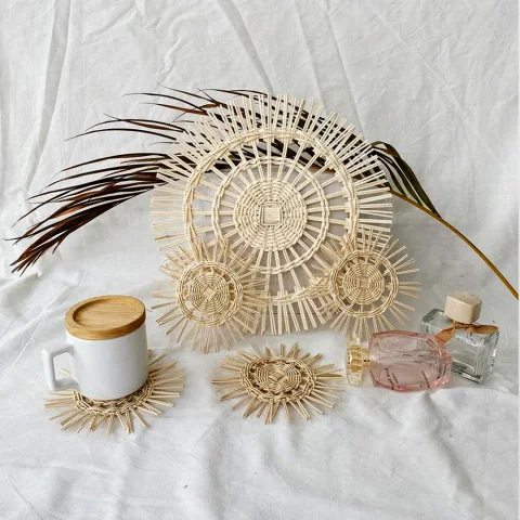 Rattan Placemat Set