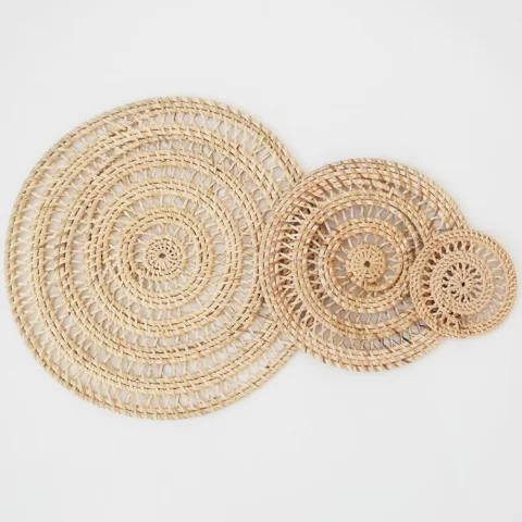 Rattan Export Rattan tovaglietta e sottobicchiere set - REX-M00180