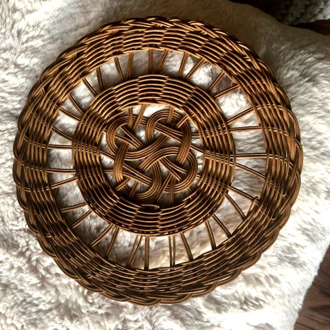 Rattan Placemat and Coaster Set