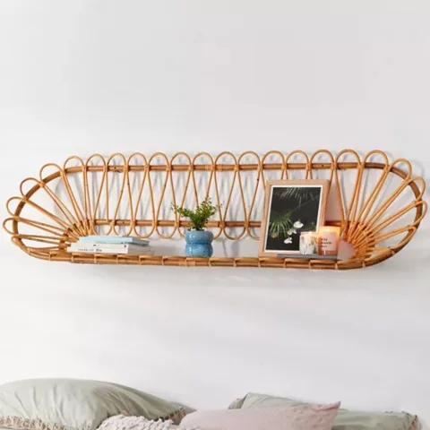 Rattan Wall Shelf