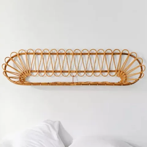 Rattan Wall Shelf