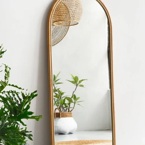 Rattan Mirror