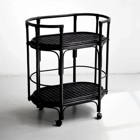 Rattan Bar Cart