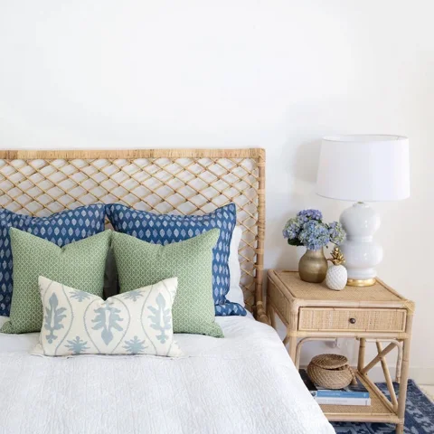 Rattan Bedside Table