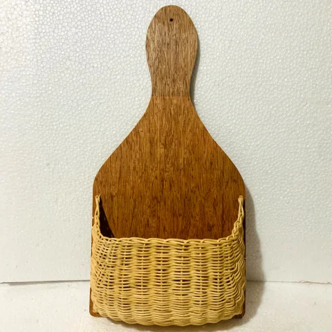 Rattan Wall Shelf Set