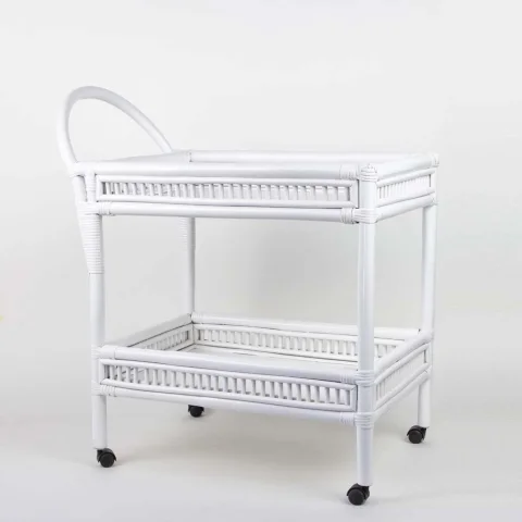 Rattan Drinks Trolley