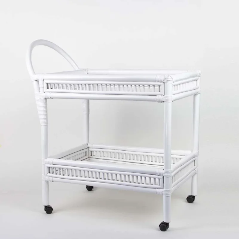 Rattan Drinks Trolley
