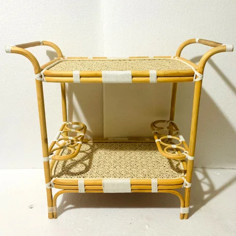 Rattan Bar Cart