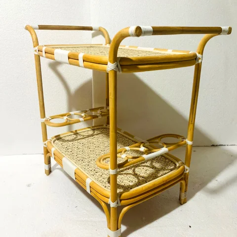 Rattan Bar Cart