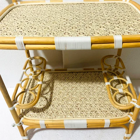 Rattan Bar Cart
