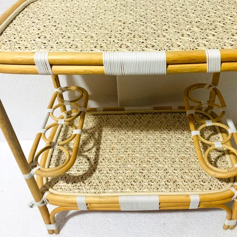 Rattan Bar Cart