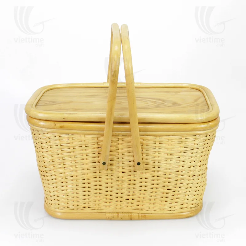 Rattan Picnic Basket