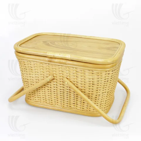 Rattan Picnic Basket