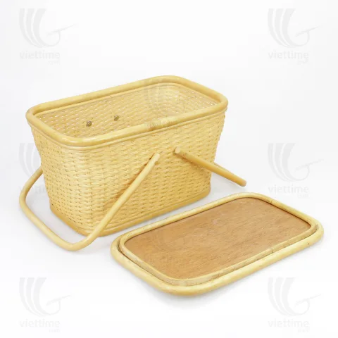 Rattan Picnic Basket