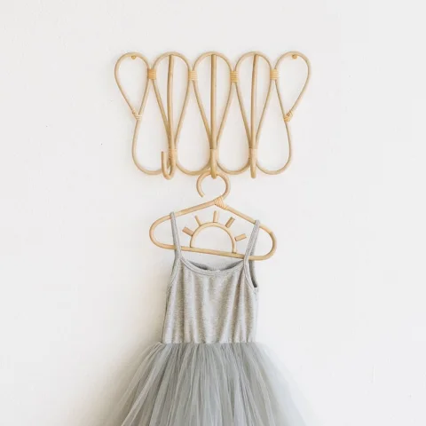Rattan Coat Hanger