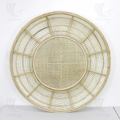 Rattan Mirror