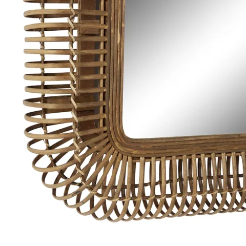 Rattan Mirror