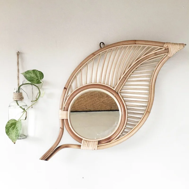 Rattan Mirror