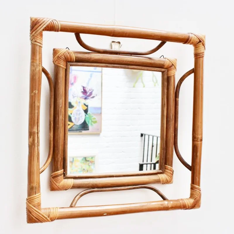 Rattan Mirror