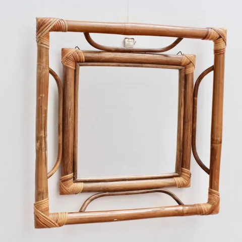 Rattan Mirror