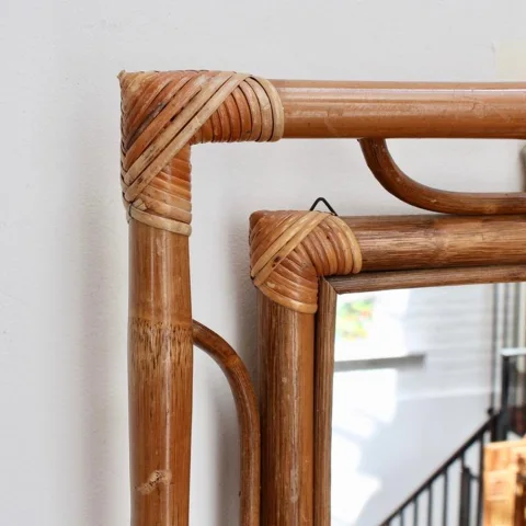 Rattan Mirror