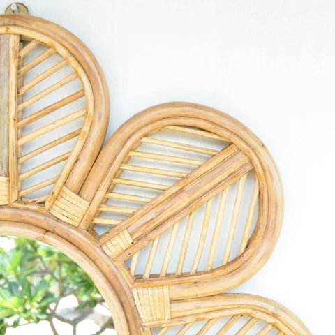 Rattan Mirror