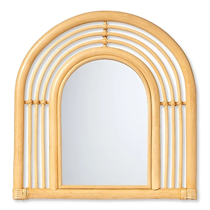 Rattan Mirror
