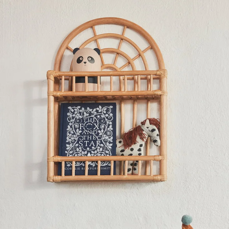 Rattan Wall Shelf