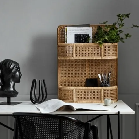 Rattan Wall Shelf