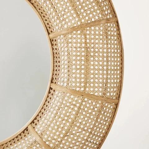 Rattan Mirror