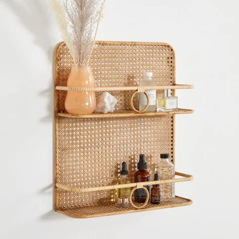 Rattan Wall Shelf