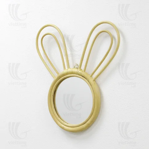 Rattan Mirror