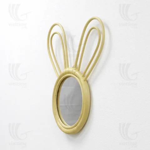 Rattan Mirror
