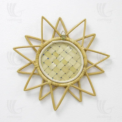 Rattan Mirror