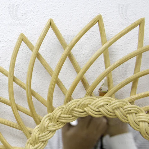 Rattan Mirror