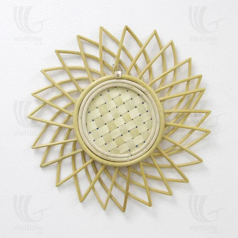 Rattan Mirror
