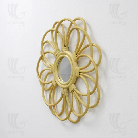 Rattan Mirror