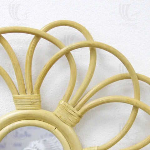 Rattan Mirror